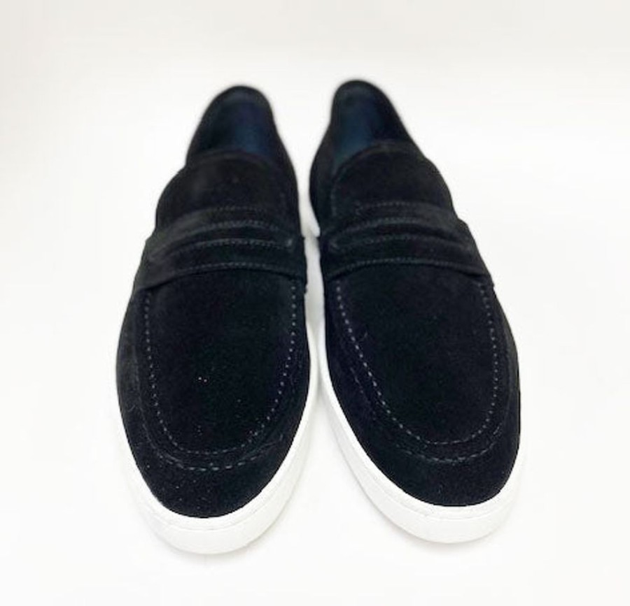 Maurice Suede Slip On Loafer Black | Sneakers