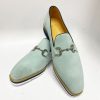 Carrucci by Maurice Suede Slip-On Horsebit Loafer Sky/Blue | Suede