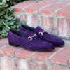 Corrente Corrente Suede Slip-On Loafer Purple | Suede