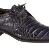 Mezlan Anderson Crocodile Oxford Blue | Exotics