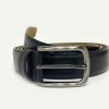 Maurice Leather Belt Black-58 | Belts