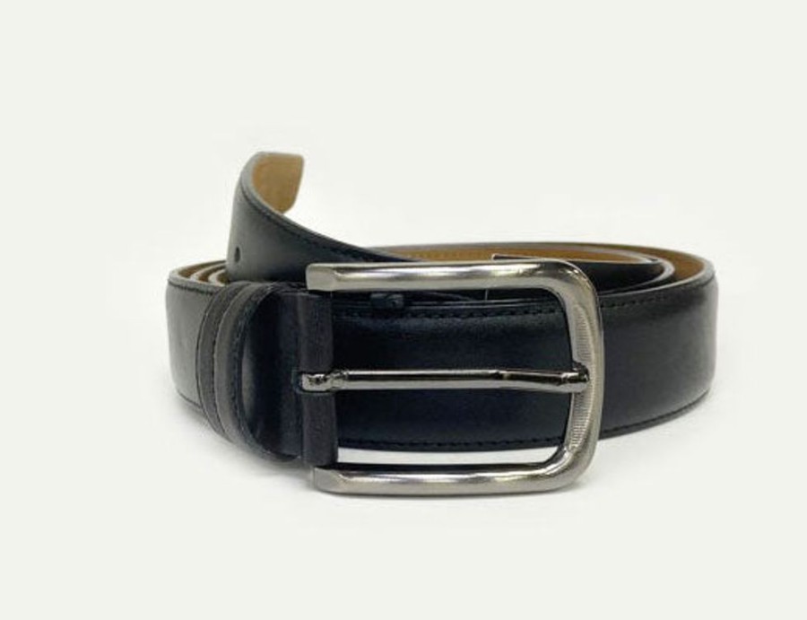 Maurice Leather Belt Black-58 | Belts