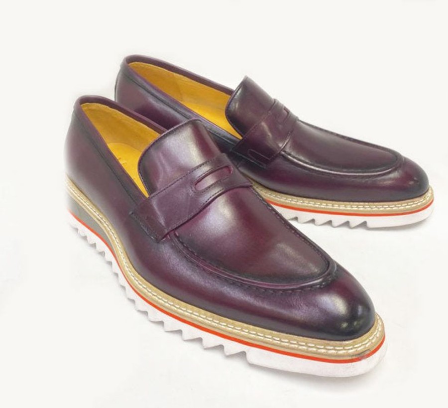 Maurice Style: 552-05-Purple | Loafers