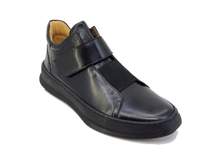 CARRUCCI Calfskin High Top Sneaker Black | Sneakers