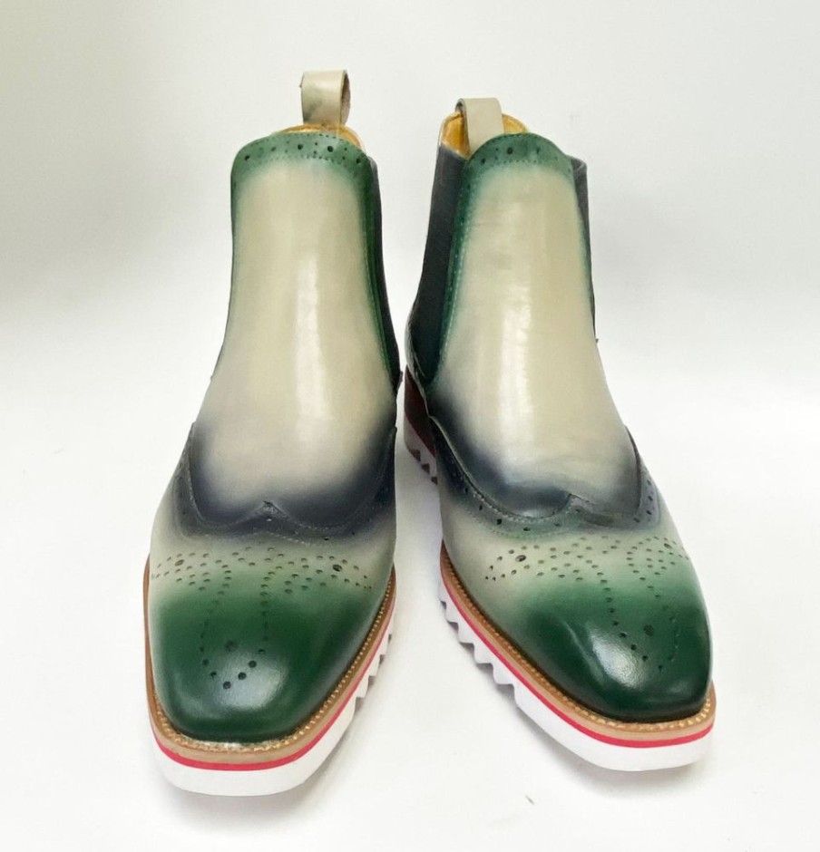 Maurice 550-19-Green/Bone | Boots