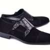 Corrente Style: 6433-Black | Monkstraps