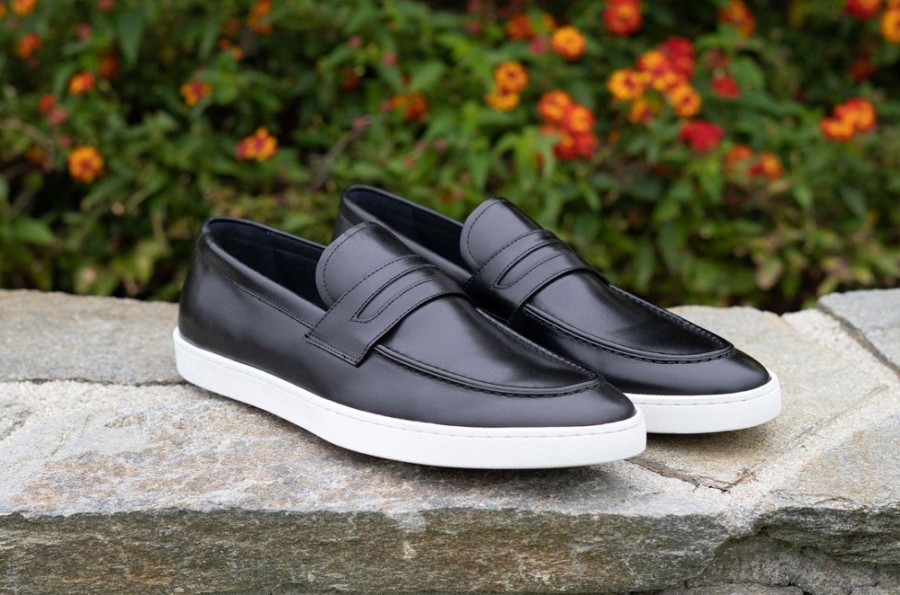 Maurice Calfskin Slip On Loafer Black | Sneakers