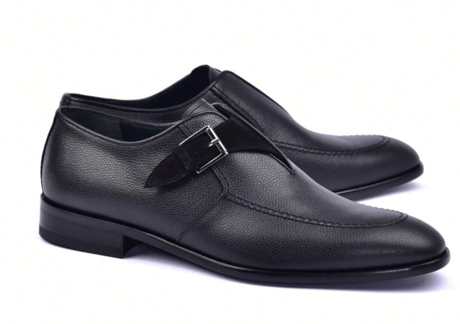 Corrente Style: 6471-Black | Monkstraps