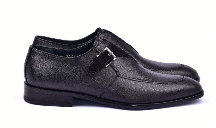 Corrente Style: 6471-Black | Monkstraps