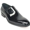 CARRUCCI Patent Leather Slip-On Loafer Black | Formal