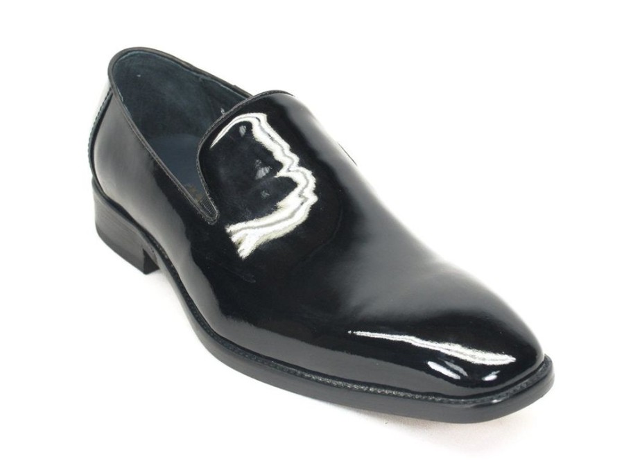 CARRUCCI Patent Leather Slip-On Loafer Black | Formal