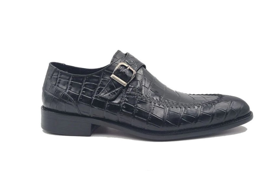 CARRUCCI Style: 479-13-Black | Monkstraps