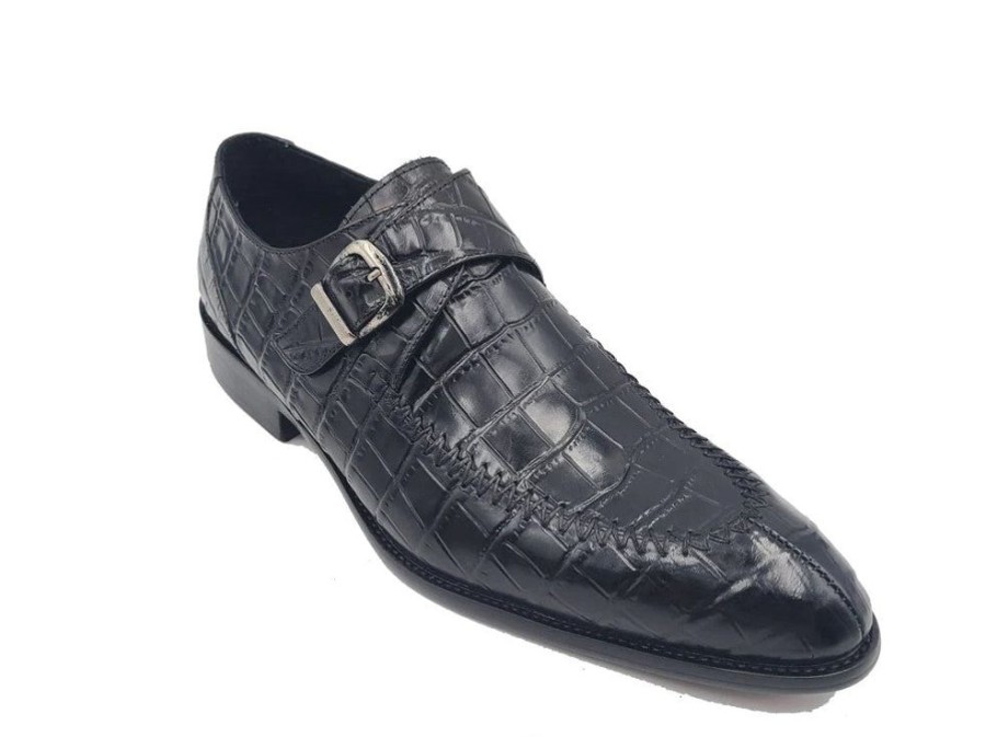 CARRUCCI Style: 479-13-Black | Monkstraps