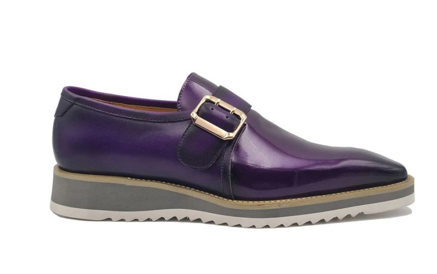 Maurice Style: 515-38P-Purple | Monkstraps