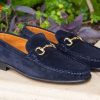 Pelle Pelle Suede Loafer Navy | Suede