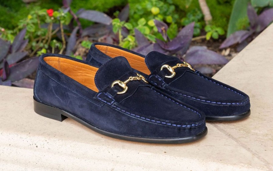 Pelle Pelle Suede Loafer Navy | Suede