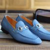 Carrucci by Maurice Carrucci By Maurice Pony Hair Loafer Sky/Blue | Loafers