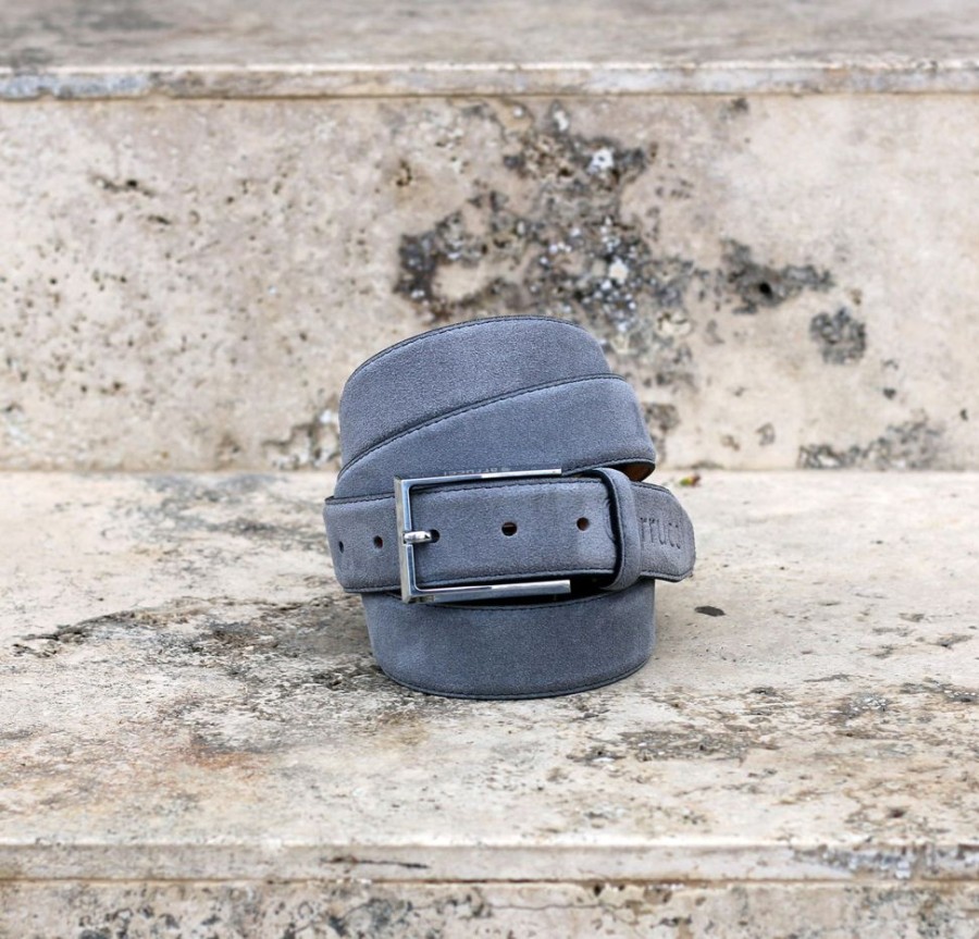 Maurice Suede Belt Grey | Belts