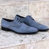 Corrente Corrente Suede Lace-Up Oxford Grey | Suede