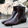 Corrente Corrente Burnished Calfskin Slip-On Boot Brown | Boots