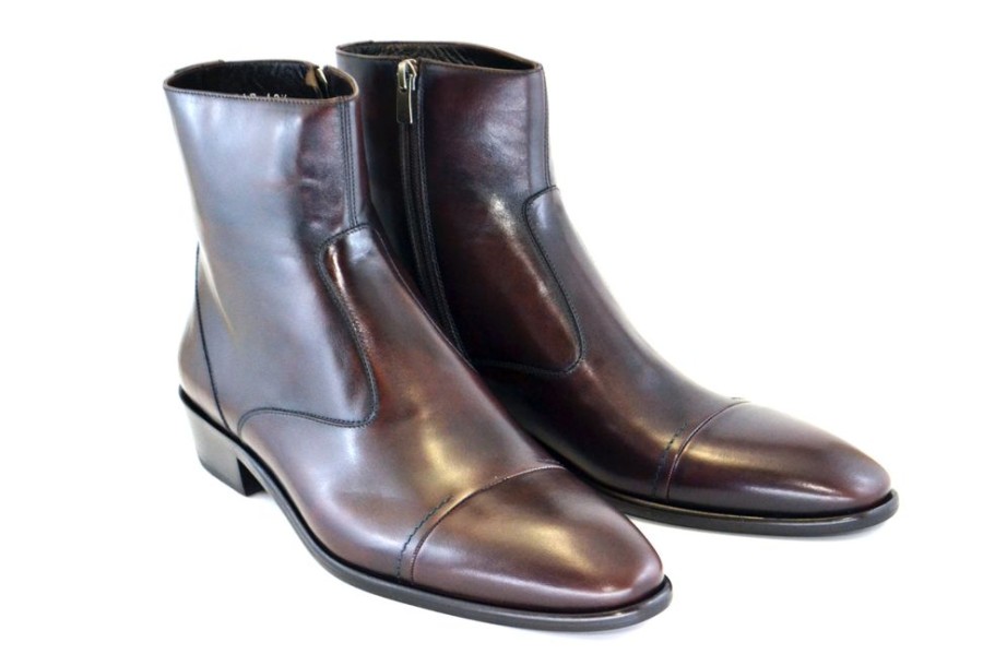 Corrente Corrente Burnished Calfskin Slip-On Boot Brown | Boots