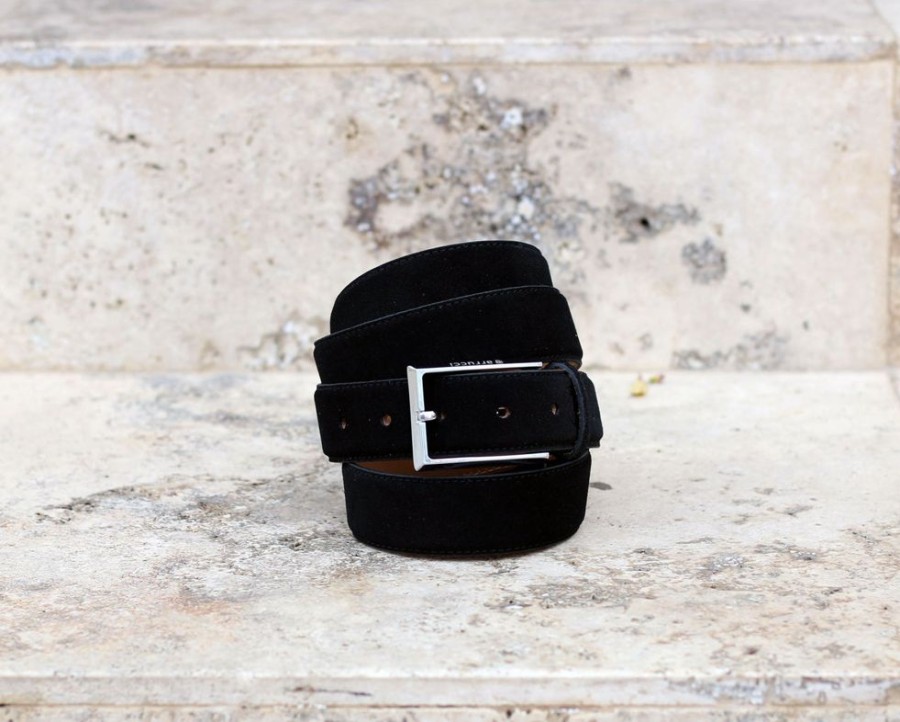 Maurice Suede Belt Brown | Belts