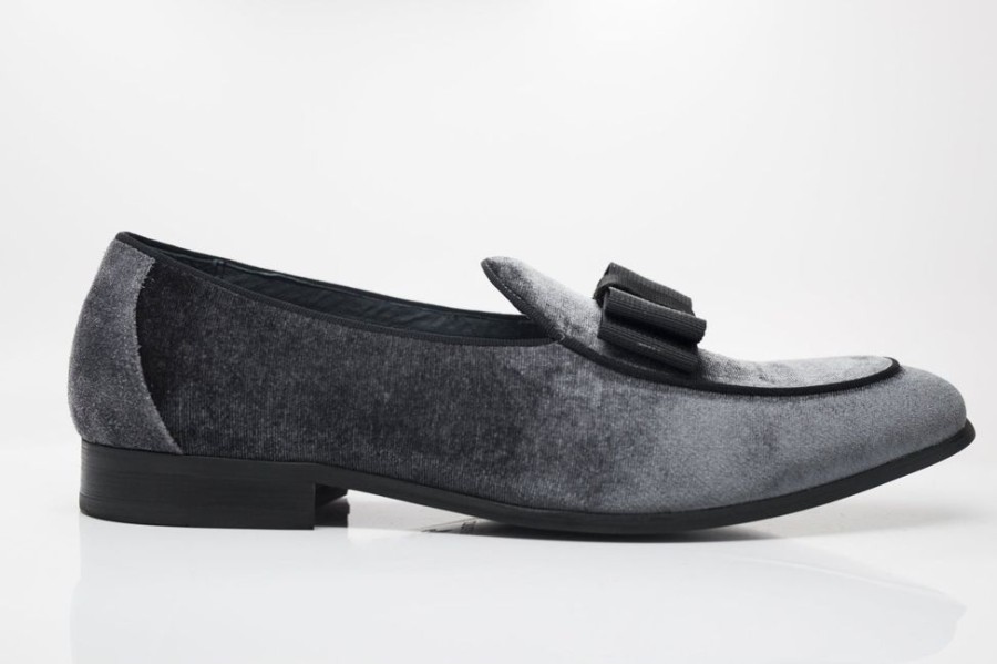 CARRUCCI Velvet Formal Loafer Charcoal | Formal