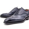 Ugo Vasare Calfskin "Luke" Wingtip Oxford Grey | Lace-Ups