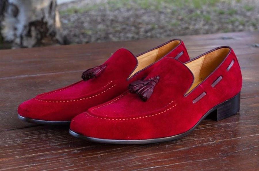 Maurice Style: 1377-05S-Ruby | Loafers