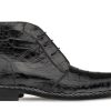 Mezlan Crocodile Contrast Welt Chukka Boot Black | Boots