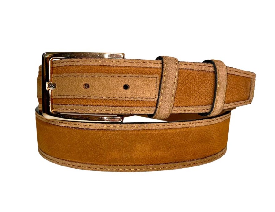 Corrente Corrente Suede Belt Tan | Belts