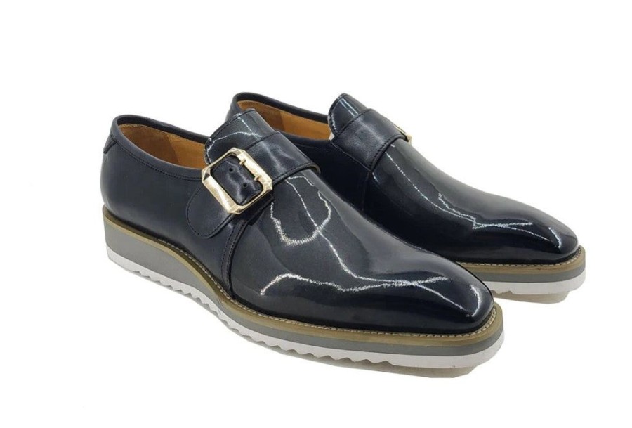 Maurice Style: 515-38P-Charcoal | Monkstraps