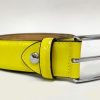 Maurice Patent Leather Belt Yellow | Belts