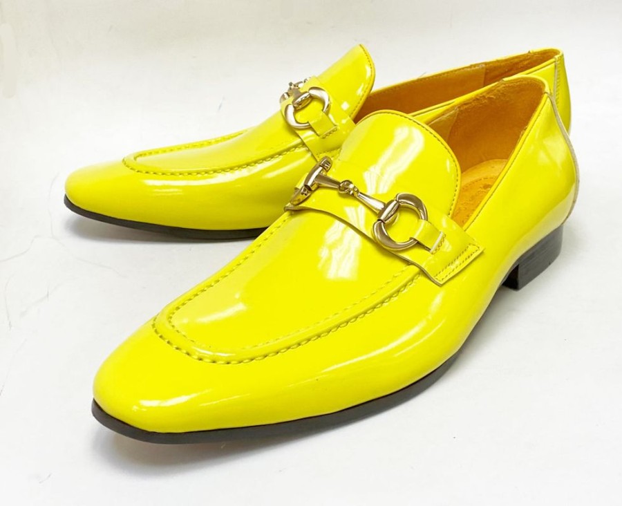 Maurice Patent Leather Belt Yellow | Belts