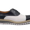 Carrucci Style: 552-03T-Black/White | Lace-Ups