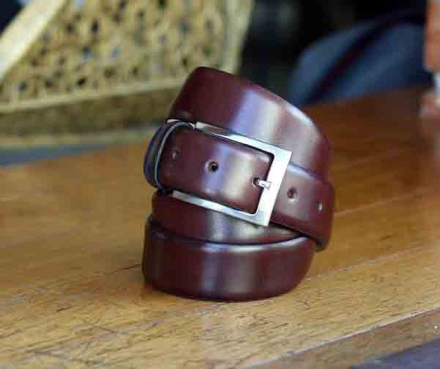 Corrente Corrente Calfskin Belt Brown | Belts