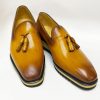 Carrucci by Maurice Calfskin Slip-On Tasseled Loafer Cognac | Loafers