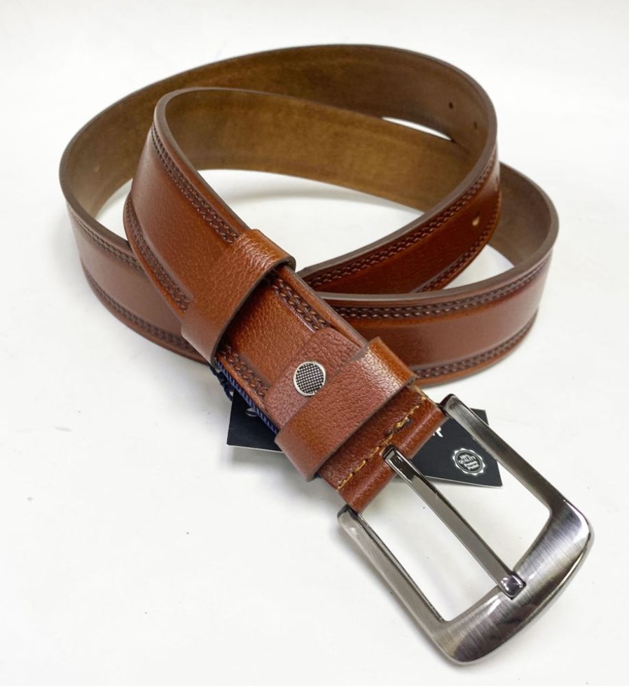 Maurice Leather Belt Brown | Belts