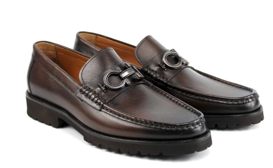 Pelle Style: Newport-C179-Brown | Loafers