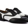 Pelle Style: Goodfellas-Black/White | Lace-Ups