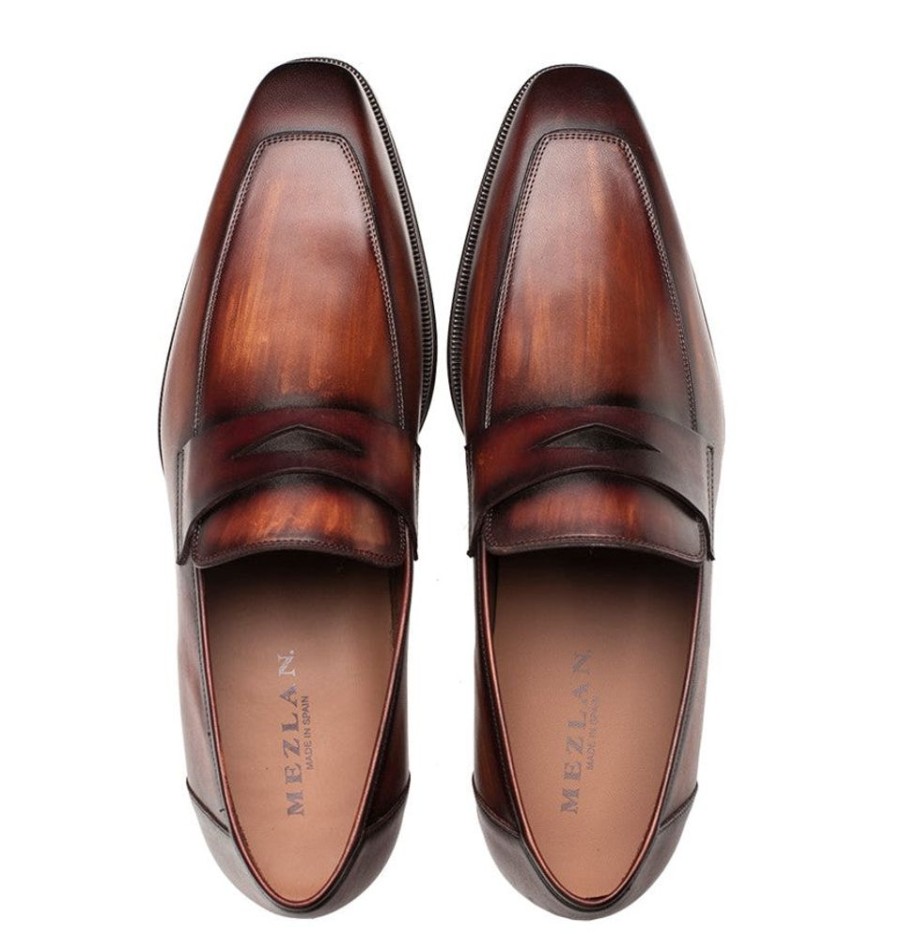 Mezlan Style: Avenue-Cognac/Rust | Loafers