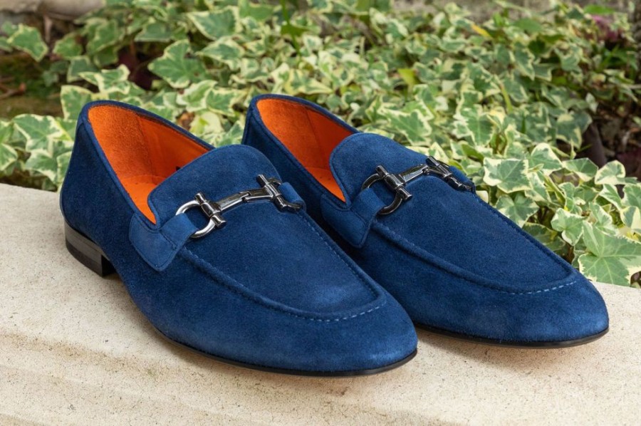 Pelle Pelle Suede Loafer Blue | Suede