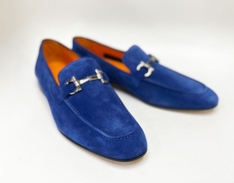 Pelle Pelle Suede Loafer Blue | Suede