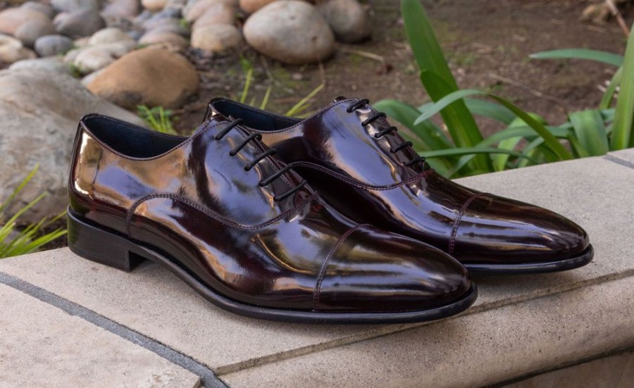 Corrente Brioni-Burgundy | Lace-Ups