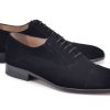 Pelle Pelle Suede Lace-Up Oxford Black | Suede