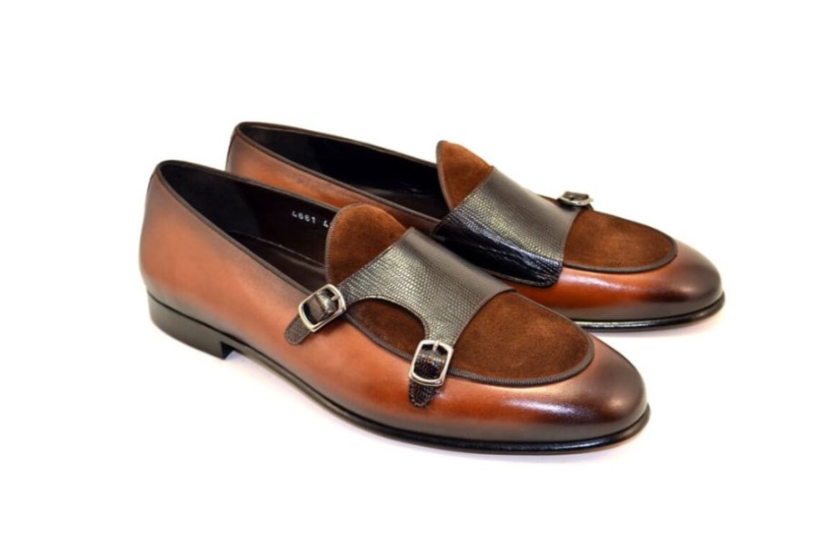 Corrente Corrente Calfskin & Suede Slip-On Loafer Hazelnut | Suede