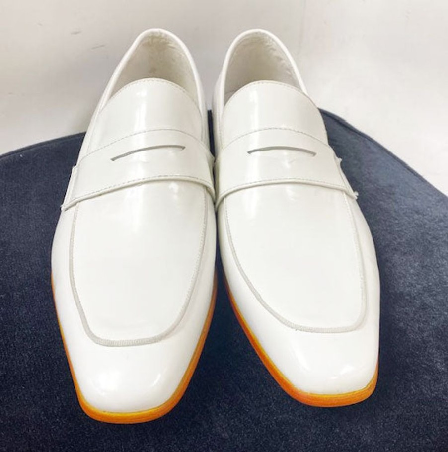 Carrucci by Maurice Style: 2240-12P-White | Loafers