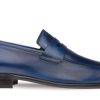 Mezlan Mezlan Calfskin Penny Loafer Navy | Loafers