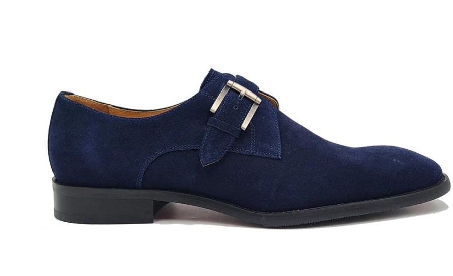 CARRUCCI Style: 509-12S-Navy | Monkstraps