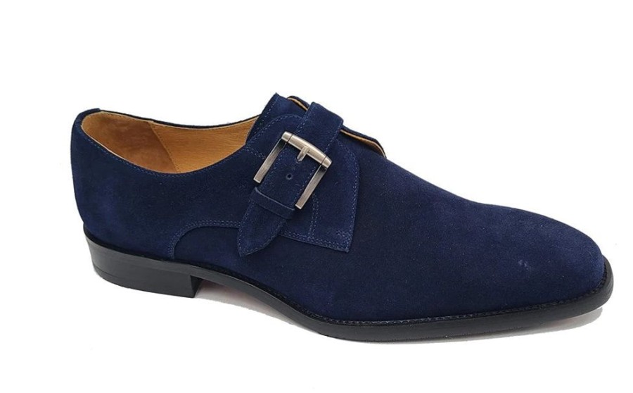 CARRUCCI Style: 509-12S-Navy | Monkstraps